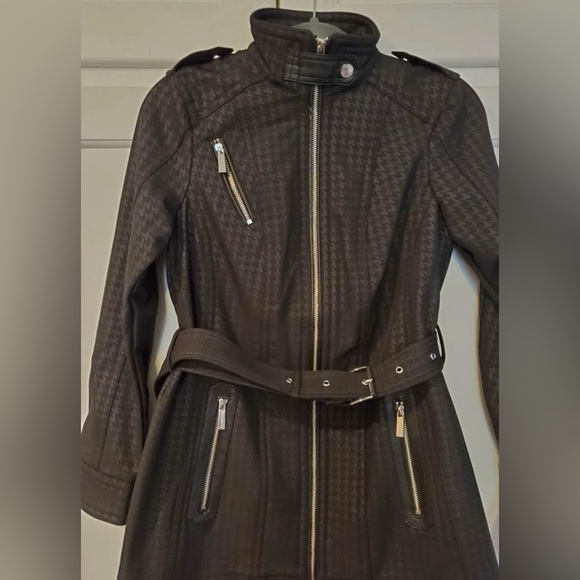 MICHAEL MK Faux Leather
Belted Jacket - Picture 4 of 5